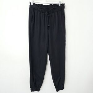 Banana Republic Black Lyocell Jogger Pants Women's Medium